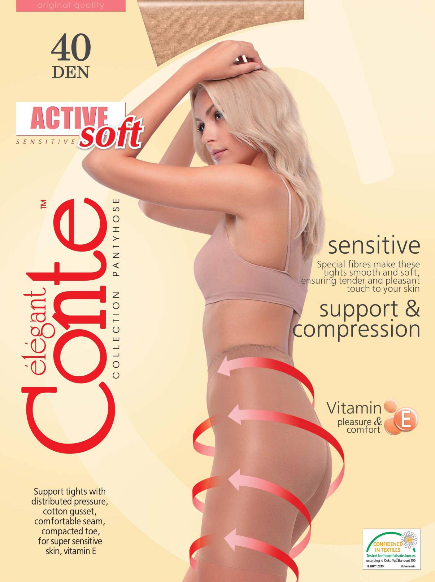 Купить Колготки женские Conte Active Soft 40 nero