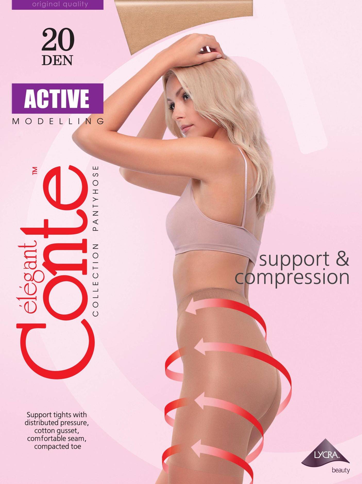 Купить Колготки женские Conte Active 20 bronzo