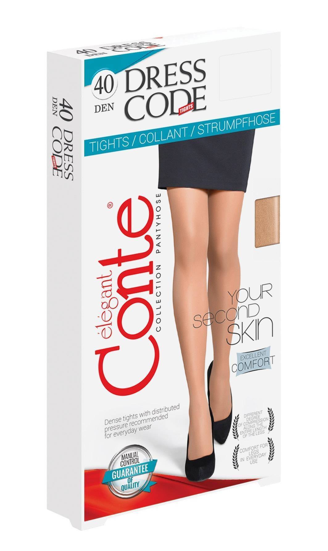 Купить Колготки женские Conte Dress CODE 40 nero