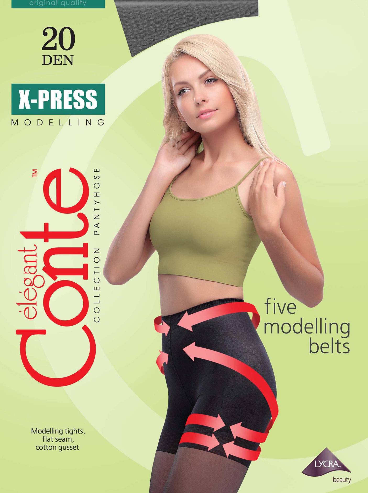 Купить Колготки женские Conte X-Press 20 nero