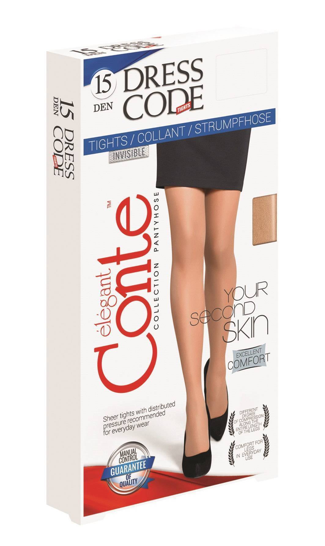 Купить Колготки женские Conte Dress CODE 15 bronzo