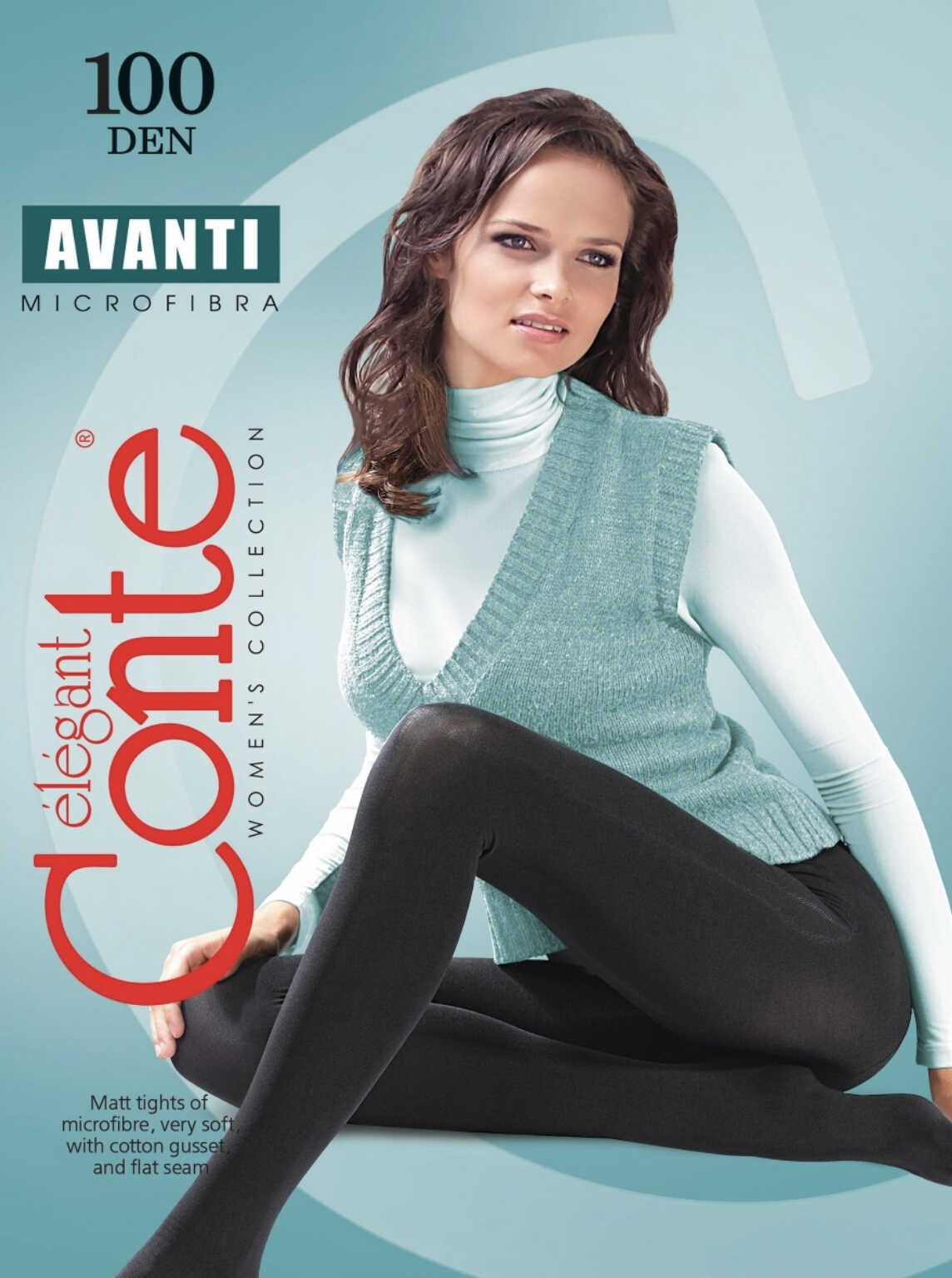 Купить Колготки женские Conte Avanti 100 nero